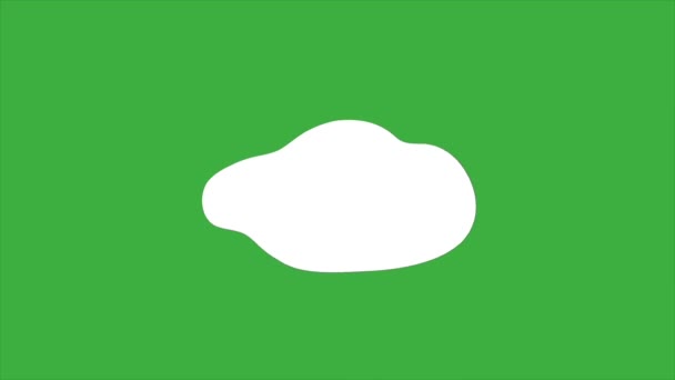 Absztrakt Animációs Videó Hurok Zöld Képernyő Háttér Távolítsa Zöld Képernyő — Stock videók