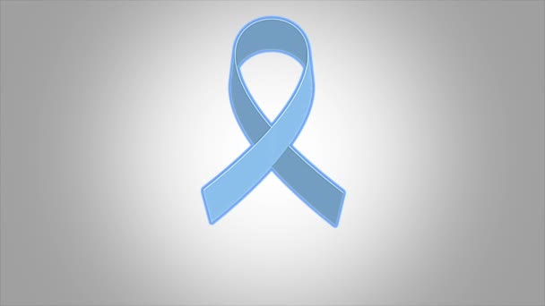 Animation Video Concept World Diabetes Day Gray Background Symbol Text — Stock Video