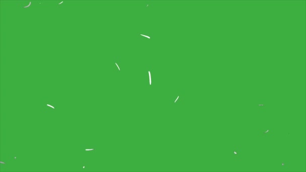 Animasjonssløyfe Video Abstrakt Grønn Skjerm Bakgrunn – stockvideo