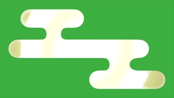 Animation Loop Video Abstrakt Grön Skärm Bakgrund — Stockvideo