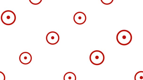 Cirkel Baggrund Video Mønster Bevæger Sig Med Sløre Effekt – Stock-video