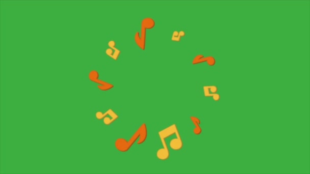 Animation Video Abstrakt Grön Skärm Bakgrund — Stockvideo