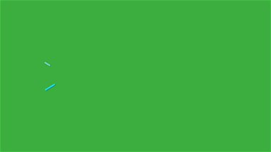 Yeşil ekran arkaplanındaki canlandırma video satırı 