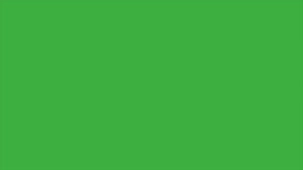 Efecto Elemento Fuego Bucle Vídeo Animación Fondo Pantalla Verde — Vídeos de Stock