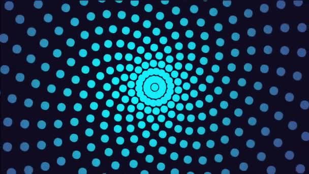 Animation Loop Video Abstract Background Circle Moving — Stock Video