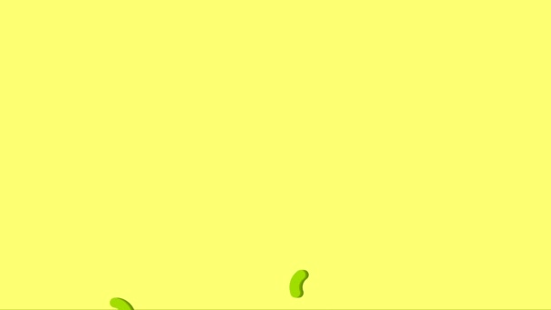 Animation Loop Video Abstrakt Bakgrund Semi Cirkel Flytta Upp — Stockvideo