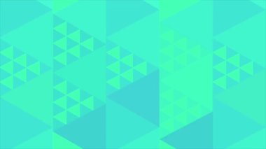 Üçgen simgesi ile hareket eden canlandırma video döngüsü soyut arkaplanı