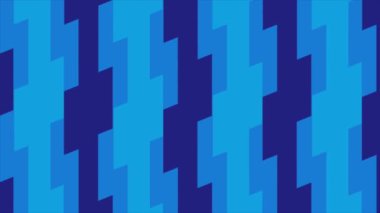 Mavi arkaplanda hareket eden canlandırma video döngüsü çizgisi