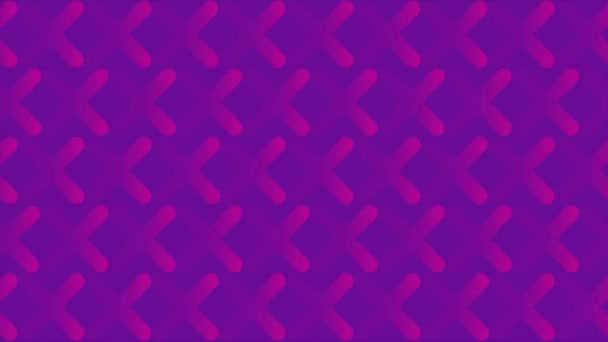 Анімаційна Піктограма Відеоциклу Рухається Фіолетовому Фоні — стокове відео