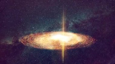 Gürültü dokusu efektli animasyon video galaksisi arkaplanı
