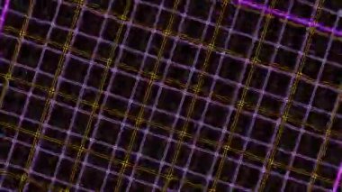Pembe renk ile hareket eden animasyon video ızgara hattı