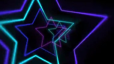 Animasyon video döngüsü soyut neon ışık, vj döngü video için iyi 