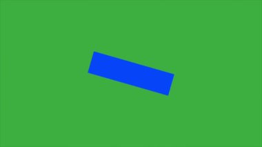 Yeşil ekran arkaplanındaki canlandırma video döngü çubuğu