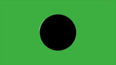 Yeşil ekran arkaplanındaki canlandırma video döngüsü