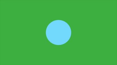 Yeşil ekran arkaplanındaki canlandırma video döngüsü