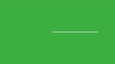Yeşil ekran arkaplanındaki canlandırma video döngü hattı 