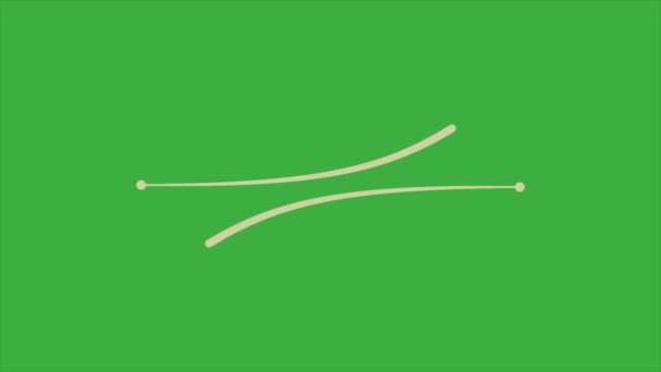 Animation Video Loop Bar Green Screen Background — Stockvideo