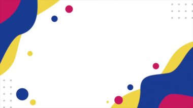 Canlandırma video döngüsü soyut arkaplan hareketi