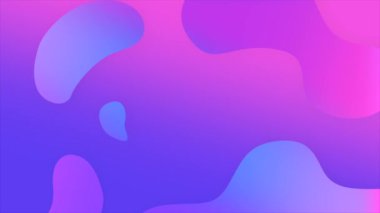 Animasyon video döngü gradyanı hareket ediyor