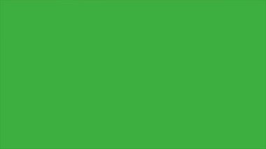 Animasyon video döngüsü buz noel işareti yeşil ekran arkaplanı üzerinde hareket ediyor, video geçiş için iyi 