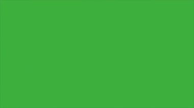 Animasyon video döngüsü sıvı element çizgi film efekti yeşil ekran arkaplanı üzerinde, video geçiş için iyi