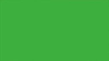 Animasyon video döngüsü sıvı element çizgi film efekti yeşil ekran arkaplanı üzerinde, video geçiş için iyi