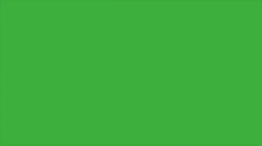 Animasyon video döngüsü sıvı element çizgi film efekti yeşil ekran arkaplanı üzerinde, video geçiş için iyi 