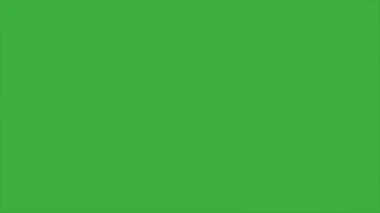 Animasyon video döngüsü sıvı element çizgi film efekti yeşil ekran arkaplanı üzerinde, video geçiş için iyi