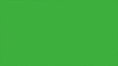Animasyon video döngüsü sıvı element çizgi film efekti yeşil ekran arkaplanı üzerinde, video geçiş için iyi