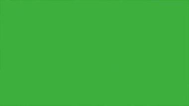 Animasyon video döngüsü sıvı element çizgi film efekti yeşil ekran arkaplanı üzerinde, video geçiş için iyi