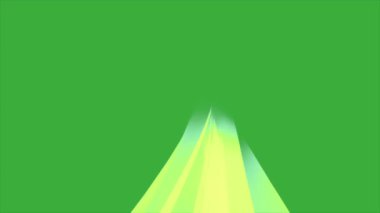 Yeşil ekran arkaplanındaki canlandırma video döngü ögesi efekti