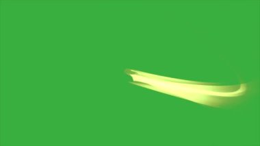 Yeşil ekran arkaplanındaki canlandırma video döngü ögesi efekti