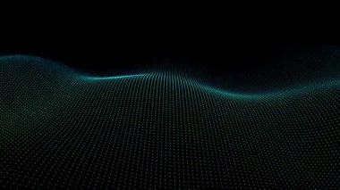 Siyah arkaplan üzerinde hareket eden canlandırma videosu soyut 