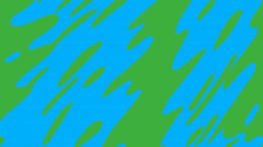 Yeşil ekran arka planında hareket eden video animasyon sıvı element efekti döngüsü