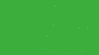 Yeşil ekran arkaplanı üzerinde hareket eden canlandırma video özeti çizimi