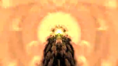 Bokeh etkisi arkaplan ve hareket bulanıklığı efektli video vj döngüsü