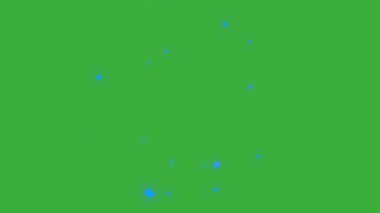 Yeşil ekranda hareket eden animasyon video karikatür sıvı element efekti 