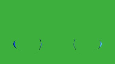 Yeşil ekranda hareket eden canlandırma video sıvı element efekti