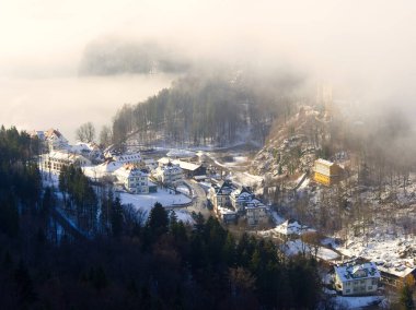 Hohenschwangau city views during winter, Germany