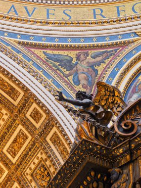 St. Peters Bazilikası, Vatikan, İtalya. Yüksek kalite fotoğraf