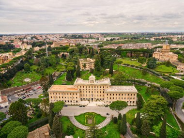 Valiliğin hava manzaralı sarayı, Roma, İtalya. Yüksek kalite fotoğraf 