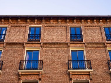 Madrid, İspanya 'da inşaat cephesi ve mimari fotoğrafçılık 