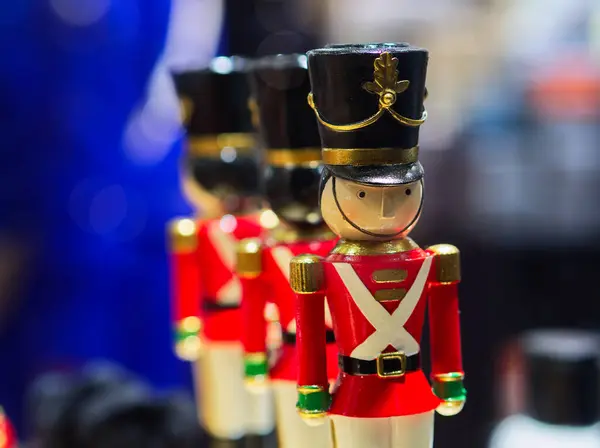 Fındıkkıran 'la minyatür Noel sahnesi. Yüksek kalite fotoğraf