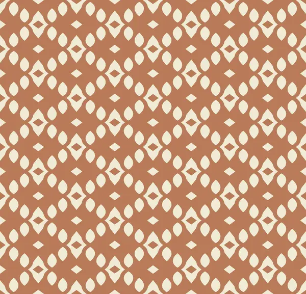 Bu, soyut geometrik şekilleri kahverengi ve bej olan kusursuz bir desen. Tasarım dekoratif ve arka plan, doku veya duvar kağıdı olarak kullanılabilir. Kumaş veya baskı tasarımı için mükemmel olan tekrarlayan bir desen..