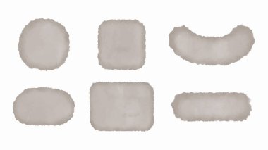 Açık gri pastel, suluboya fırça darbeleri.