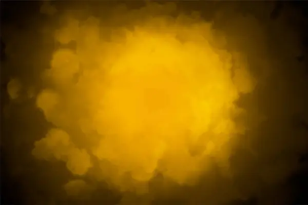 深橙色背景之间的光环 异常情况下的火神秘的烟 电影场景的云彩 — 图库矢量图片