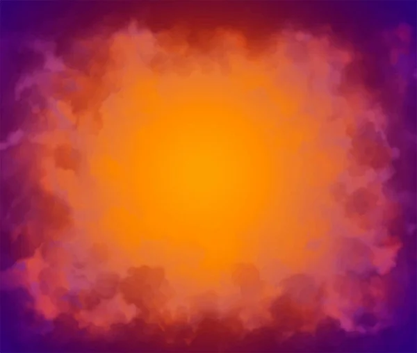 Aquarelle Fond Magique Violet Avec Orange Pour Modèle Conception Pour — Image vectorielle