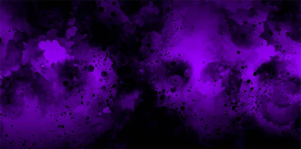 Fondo Púrpura Profundo Acuarela — Vector de stock
