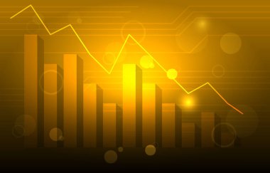 Golden Light Negatif Çubuk Grafik Değerlendirme İşletme Ekonomik Durgunluğu