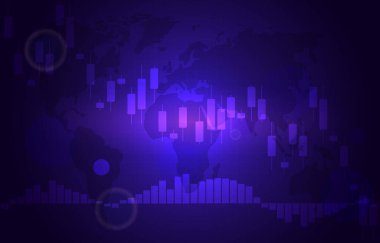 Negatif Mum Grafik Tasarruf Değerlendirme Para Birimi Küresel Ekonomik Durgunluk